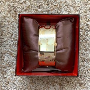 Coach Gold Bracelet Watch